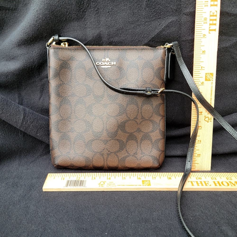 Coach chocolate brown crossbody